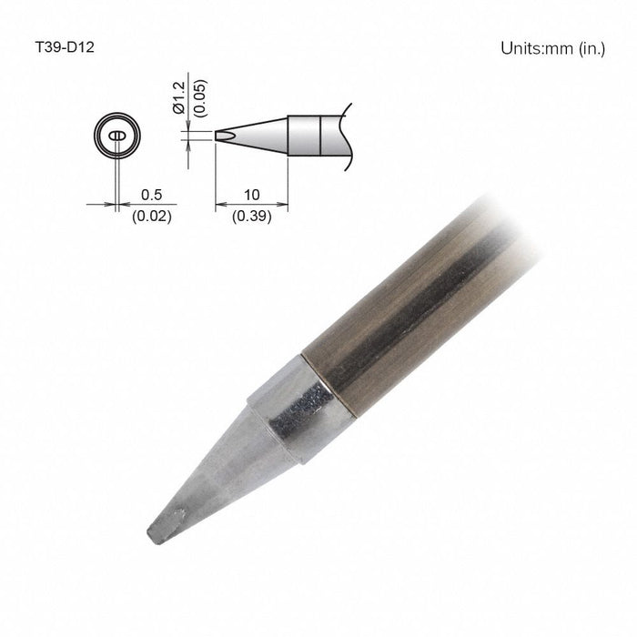 Soldering Tip T.W. 1.2 mm T.L. 10 mm