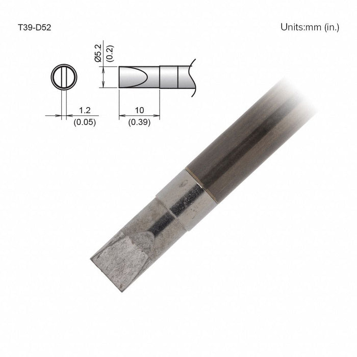 Soldering Tip T.W. 5.2 mm T.L. 10 mm