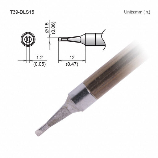 Soldering Tip T.W. 1.5 mm T.L. 12 mm