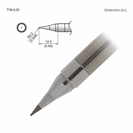 Soldering Tip T.W. 0.2 mm T.L. 12.5 mm