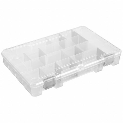 K4977 CompartmentBox 11inW 7.25inL Clear