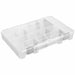 K4977 CompartmentBox 11inW 7.25inL Clear