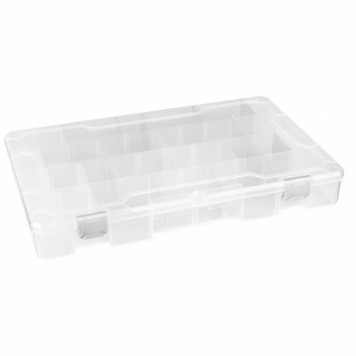 K4974 CompartmentBox 14.25inW 9.125inL Clear