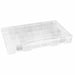 K4974 CompartmentBox 14.25inW 9.125inL Clear
