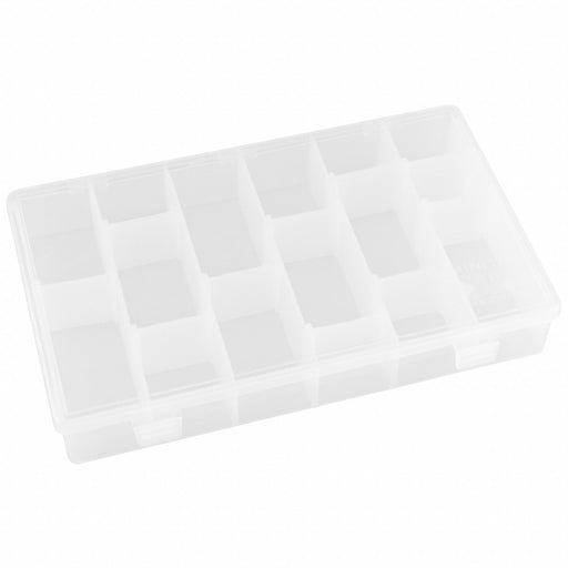 CompartmentBox 11inW 6.75inL Clear