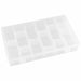 CompartmentBox 11inW 6.75inL Clear