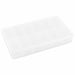 K4965 CompartmentBox 10.75inW 6.5inL Clear