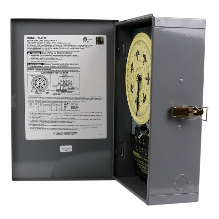 Electromechanical Timer 7 day SPST Metal