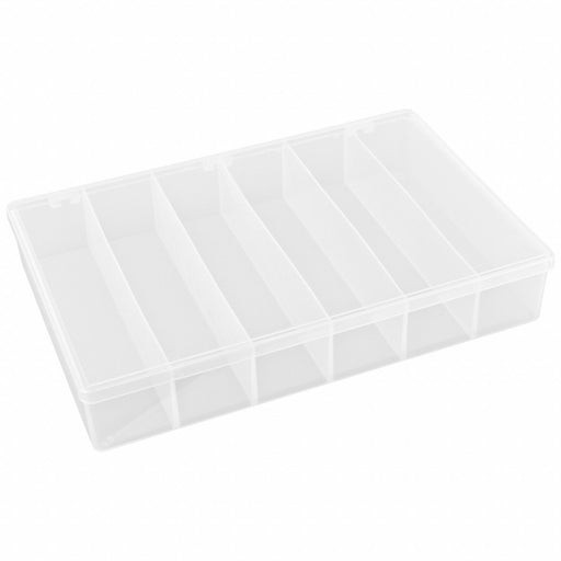 K4969 CompartmentBox 13inW 8.75inL Clear