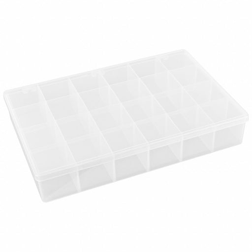K4969 CompartmentBox 13inW 8.75inL Clear