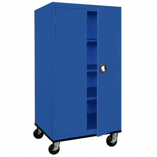Shelf Cabinet Blue Steel 160 lb