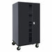 Mobile Shelving Cabinet Black Cap. 200lb