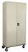 Storage Cabinet 78 x36 x24 Putty 4Shlv