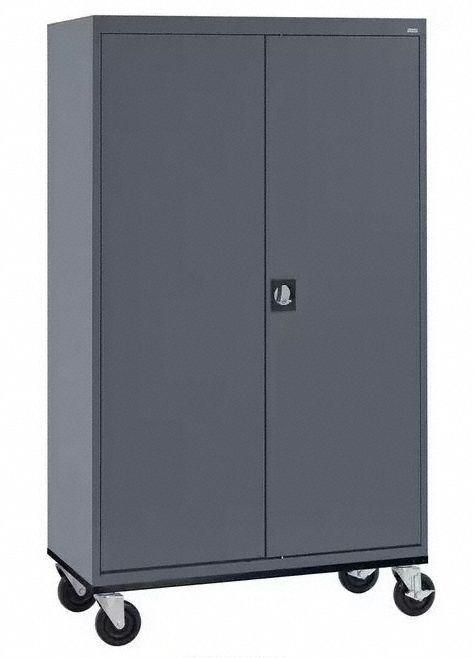E2314 Strg Cab 78 x46 x24 Charcoal 2Shlv
