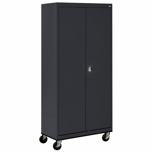 K4847 Storage Cabinet 78 x36 x24 Black 1Shlv