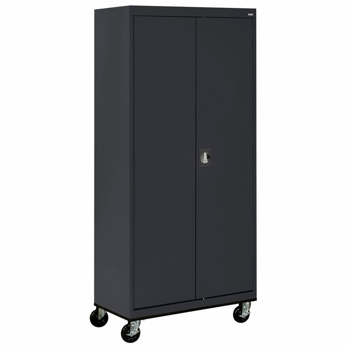 K4847 Storage Cabinet 78 x36 x24 Black 1Shlv