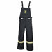 Bib Overalls 40 in Waist Black XL