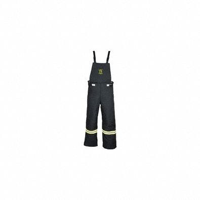 Bib Overalls 52 in Waist Black