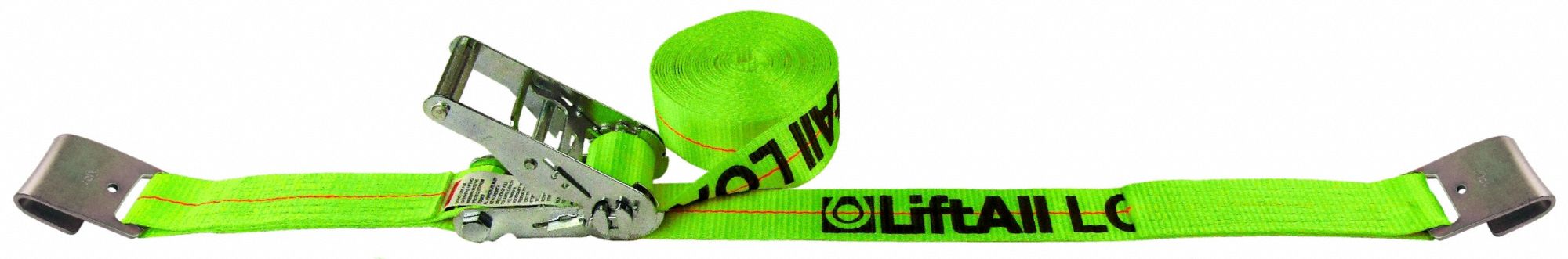 M6852 Tie Down Strap Flat-Hook Yellow