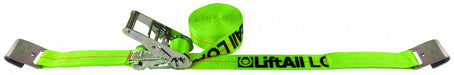 M6852 Tie Down Strap Flat-Hook Yellow