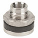 Bulkhead Tank Fitting EPDM 1 3/8 L SS