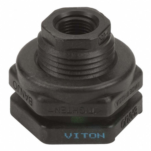 Bulkhead Fitting FKM 2 3/16 L Poly