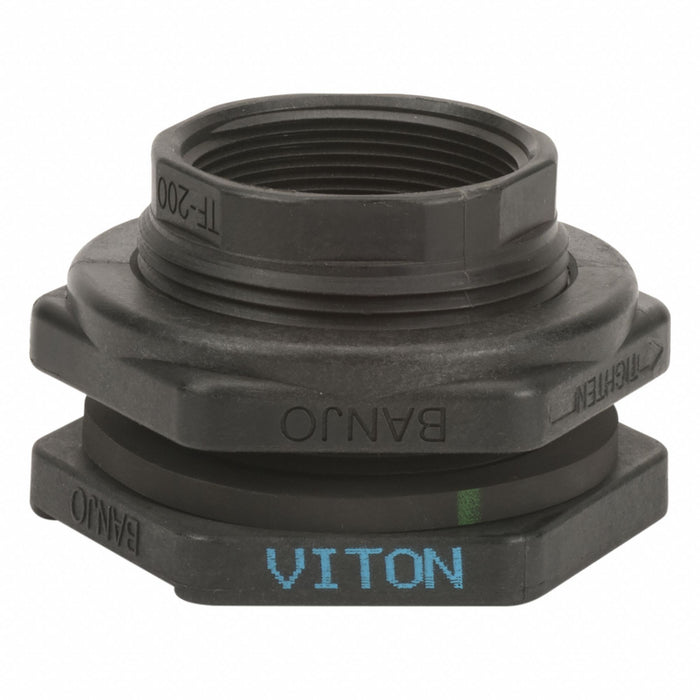 Bulkhead Fitting FKM 2 11/16 L Poly