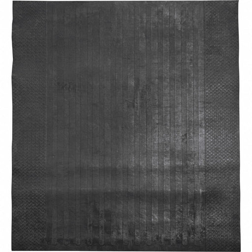 Utility Mat Black Unfinished Rubber