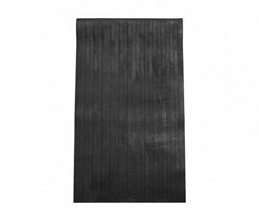 Utility Mat Black Unfinished Rubber
