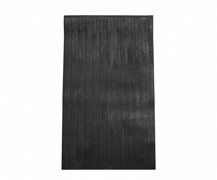 Utility Mat Black Unfinished Rubber