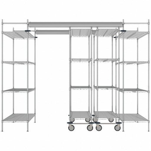 Overhead Track Shelving Complete Kit