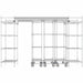 Overhead Track Shelving Complete Kit