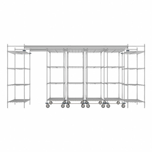 Overhead Track Shelving Complete Kit