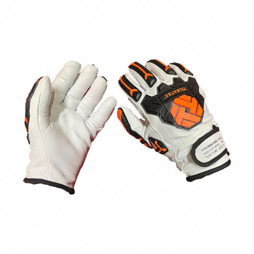 Glove Hi Viz Cut Resist Leather L PR