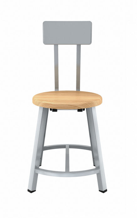 Butcherblock Stool Back 18 