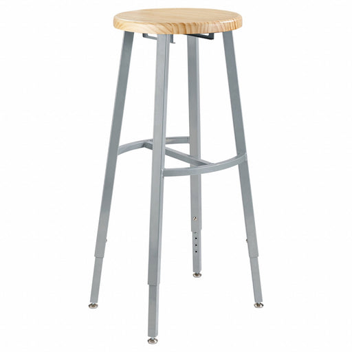 Butcherblock Stool 30-38 