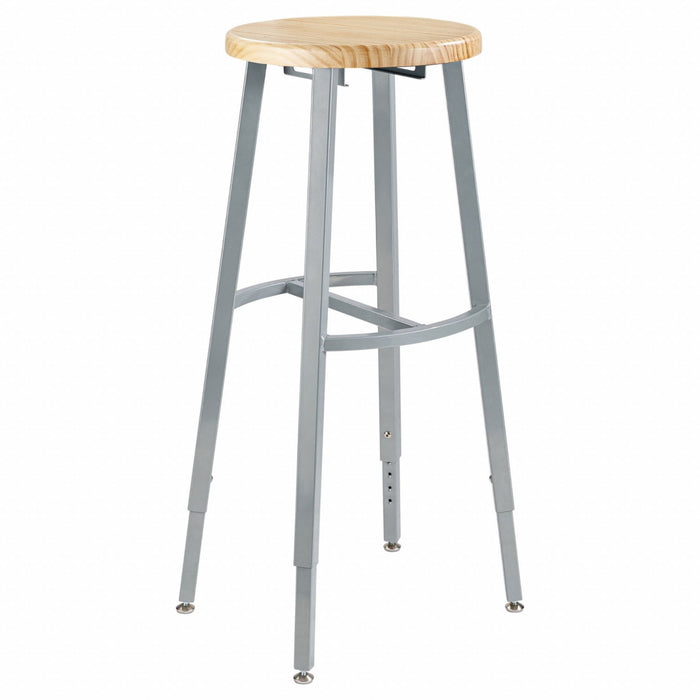 Butcherblock Stool 30-38 