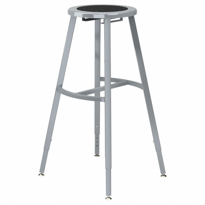 Black Center Metal Stool 30-38 