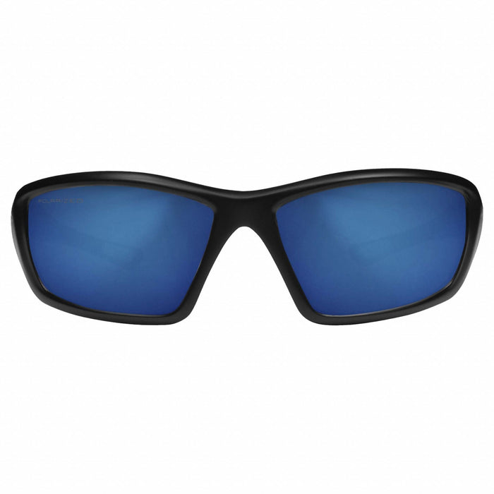 Safety Glasses Wraparound Blue