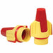 TwistOnWireConnector Rd/Ylw 1 000V PK50