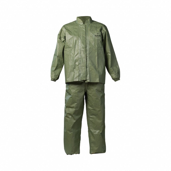 Jacket and Overall Set Unisex S Green