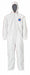 Coverall Polyethylene White 3XL