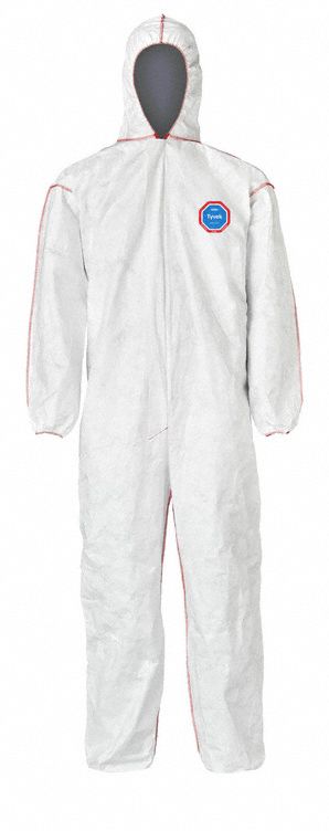 Coverall Polyethylene White 7XL