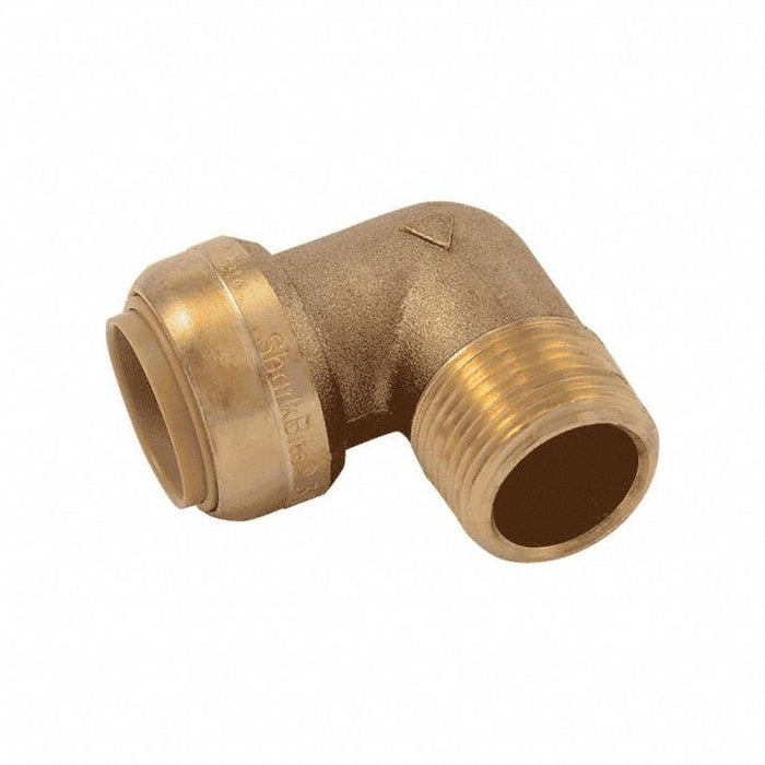 Elbow Brass Push-Fit3/4in MNPT3/4in