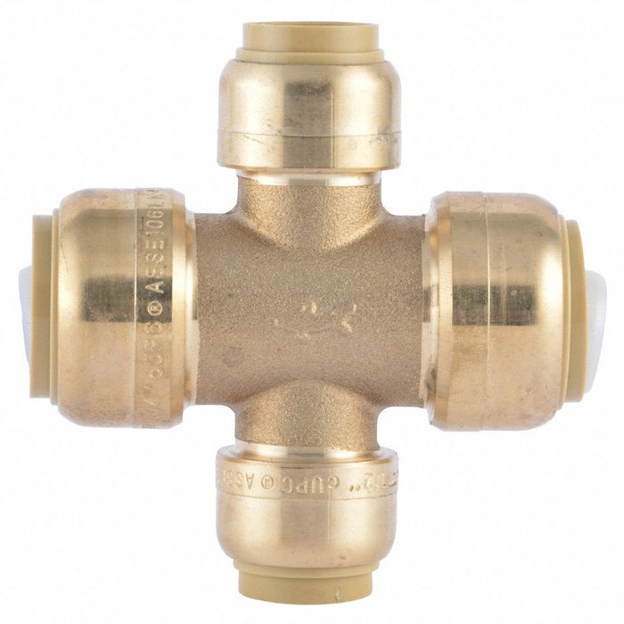 Tee Brass Push-Fit 7/8  7/8  1/2 