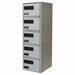 Locker 5x1Lckrs Lt Gry 30.5 x9 x12 