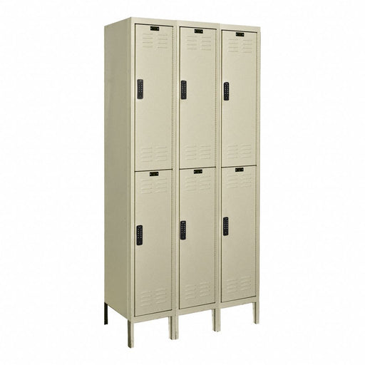 Wrdrb Lckr 2x3Lckr Tan 78 x36 x12 Assm