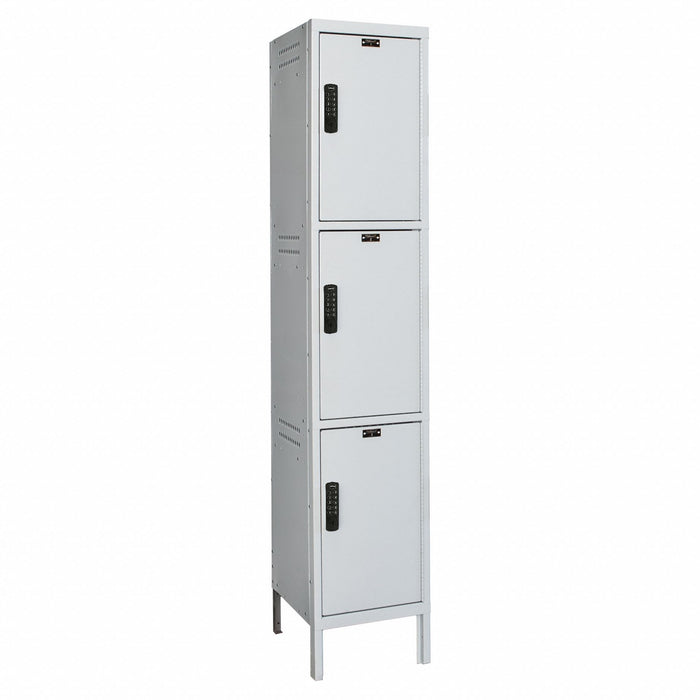 Locker 4x1Lckrs Lt Gry 78 x15 x18 