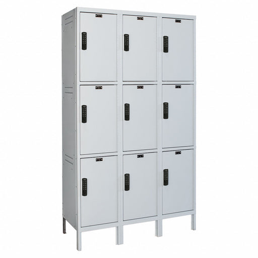 Locker 3x3Lckrs Lt Gry 78 x45 x18 