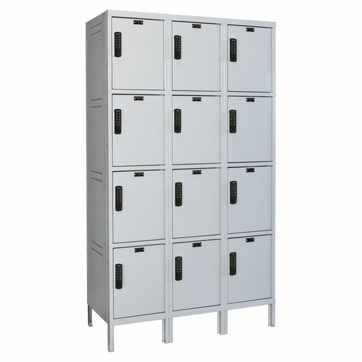 Locker 4x3Lckrs Lt Gry 78 x54 x21 